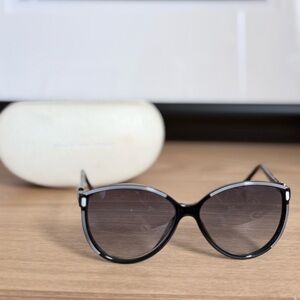 Balenciaga Black Cat-Eye Sunglasses